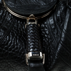 Pre Owned Fendi Black Nappa Leather Spy Bag