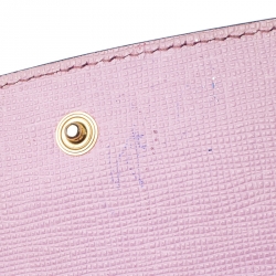 Pre Owned Fendi Multicolor Crystal Embellishment Leather Monster Continental Wallet