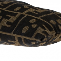 Fendi Tobacco Zucca Canvas Pouch