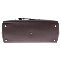 Pre Owned Fendi Light Brown Leather Medium 2Jours Tote