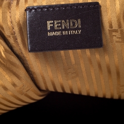 Pre Owned Fendi Tan Leather Medium 2Jours Tote