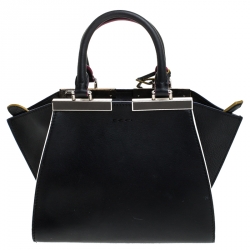 Pre Owned Fendi Back Leather Mini 3Jours Tote
