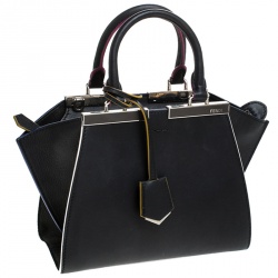 Pre Owned Fendi Back Leather Mini 3Jours Tote