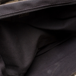 Pre Owned Fendi Tobacco Zucca Canvas Mia Flap Bag