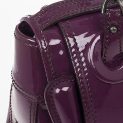 مملوكة مسبقًا Fendi Purple Patent Leather B Bag