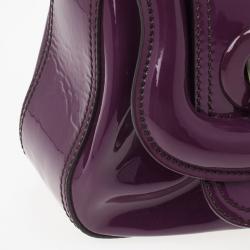مملوكة مسبقًا Fendi Purple Patent Leather B Bag