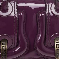 مملوكة مسبقًا Fendi Purple Patent Leather B Bag