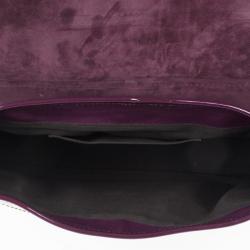 مملوكة مسبقًا Fendi Purple Patent Leather B Bag