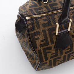 مملوكة مسبقًا Fendi Zucca Chef Medium Boston Bag