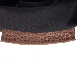 Pre Owned Fendi Brown/Black Leather B Bag