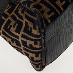 مملوكة مسبقًا Fendi Velour Zucca Bag Du Jour Tote