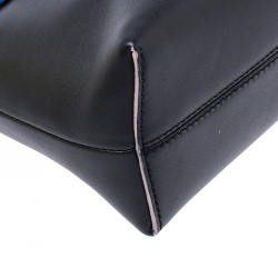 Pre Owned Fendi Black Calf Leather Small By The Way Crossbody Bag