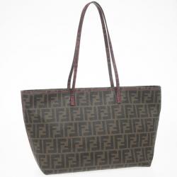 Pre Owned Fendi Brown Zucca Tote