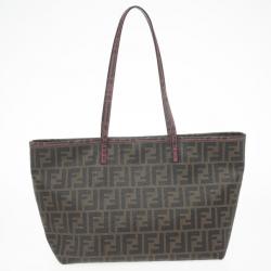 Pre Owned Fendi Brown Zucca Tote