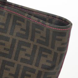 Pre Owned Fendi Brown Zucca Tote