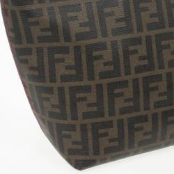 Pre Owned Fendi Brown Zucca Tote