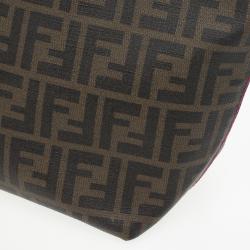 Pre Owned Fendi Brown Zucca Tote