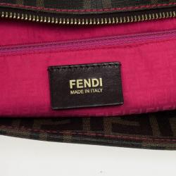 Pre Owned Fendi Brown Zucca Tote