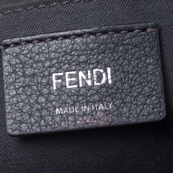 Pre Owned Fendi Multicolor Leather By The Way Studded Flower Crossbody Bag