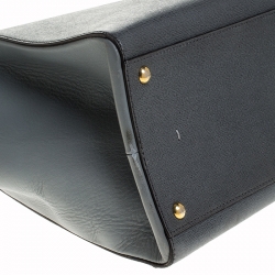 Pre Owned Fendi Grey Leather 3Jours Tote