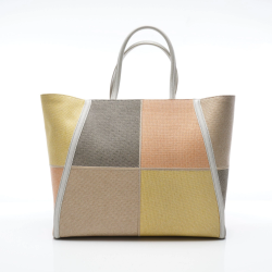 Pre Owned Fendi Multicolor Patchwork Canvas 2 Jour Tote 