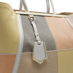 Pre Owned Fendi Multicolor Patchwork Canvas 2 Jour Tote 