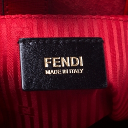 Pre Owned Fendi Red Saffiano Leather 2Jours Tote