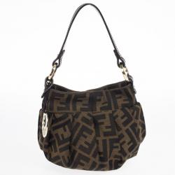 Pre Owned Fendi Zucca Mini Chef Hobo