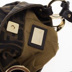 Pre Owned Fendi Zucca Mini Chef Hobo