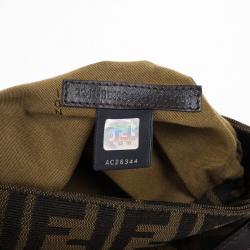 Pre Owned Fendi Zucca Mini Chef Hobo
