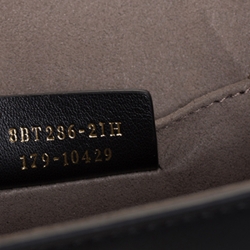 Pre Owned Fendi Black Leather Kan I F Shoulder Bag