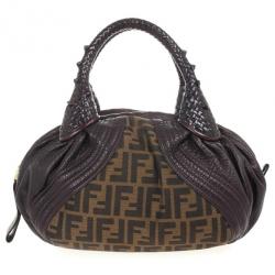 Pre Owned Fendi Zucca Mini Spy Bag