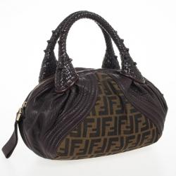 Pre Owned Fendi Zucca Mini Spy Bag