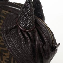 Pre Owned Fendi Zucca Mini Spy Bag
