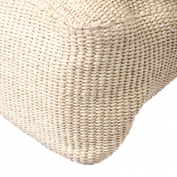 Pre Owned Fendi Beige Raffia and Python Detail Mama Forever Shoulder Bag