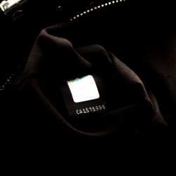 Pre Owned Fendi Black Zucca Canvas Large Mia Tote