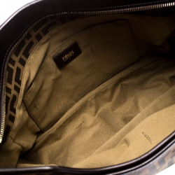 Pre Owned Fendi Tobacco Zucca Canvas Chef Shopper Tote