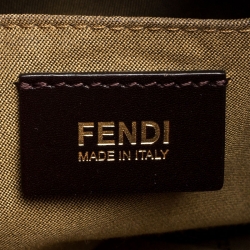 Pre Owned Fendi Tobacco Zucca Canvas Chef Shopper Tote