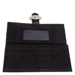 Pre Owned Fendi Tobacco Zucca Continental Wallet
