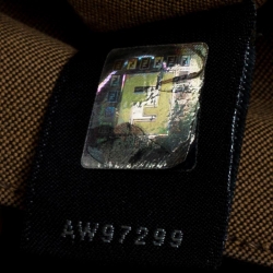 Pre Owned  Fendi Blue Zucchino Canvas and Leather Forever Satchel 