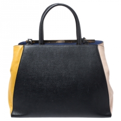 Pre Owned Fendi Multicolor Leather Medium 2Jours Tote