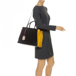 Pre Owned Fendi Multicolor Leather Medium 2Jours Tote