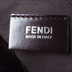 Fendi Tobacco Zucca Coated Canvas Spalmati Messenger Bag