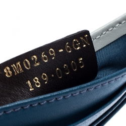 Pre Owned Fendi Tri Color Leather By The Way Card Holder