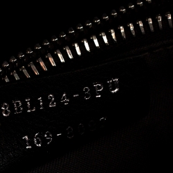Pre Owned Fendi Grey/Orange Leather By The Way Boston Bag 