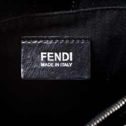 Pre Owned Fendi Black Leather Mini 2Jours Tote