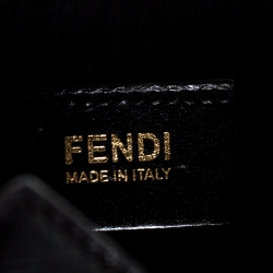 Pre Owned Fendi Black Leather Mini 2jours Tote