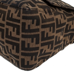 Pre Owned Fendi Tobacco Zucca Canvas Big Mama Forever Shoulder Bag