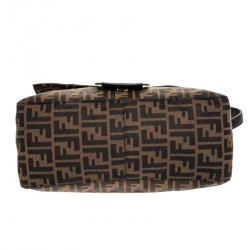 Pre Owned Fendi Tobacco Zucca Canvas Big Mama Forever Shoulder Bag