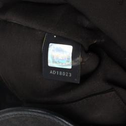 Pre Owned Fendi Black Zucchino Small Satchel